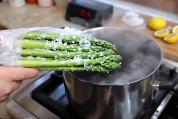 cuisson asperges congelées