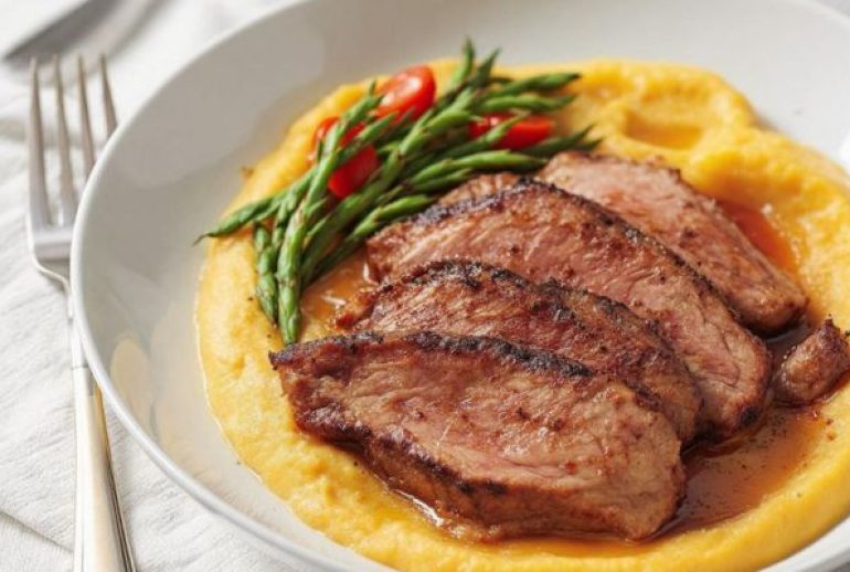 quelle viande avec une purée de carottes